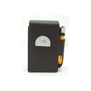 Outer Rebel Fashion Flasks and Smoking Accessories- Dark Brown Flip-Top with Stainless Steel...