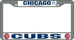 Buy Now at Amazon.com: Chicago Cubs Chrome License Plate Frame
