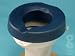 Effective, stylish Prima Raised Toilet Seat w/ Soft Blue Rubber Cover (FREE Shipping)