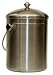 Natural Home Stainless Steel Compost Bin