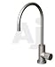 Rubinet H2O 8FRBHORCH Single Knob Drinking Water Faucet with 7 1/8" Spout Height and 5 15/16" Reach: Chrome