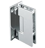 CRL Junior Geneva 037 Series Brushed Ncikel Wall Mount Full Back Plate Hinge