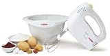 Hand Mixer with Bowl - Girmi (White) (200 Watts)