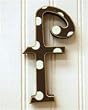 New Arrivals Polka Dot Letter "F"