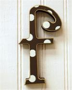 New Arrivals Polka Dot Letter "F"
