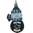 San Jose Sharks 3" All-Star Light Up Snowmen - NHL Hockey