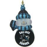 San Jose Sharks 3" All-Star Light Up Snowmen - NHL Hockey