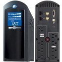 CyberPower CP1350AVRLCD UPS - 1350VA/810W Intelligent LCD Diagnostic Display AVR 8-Outlet RJ11/RJ45/Coax Tower USB/Serial - 3yr Warranty / $425k Guarantee