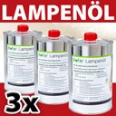 SPARPAKET Bio-Lampenöl - OHNE ERDÖL - 3 Dosen à 1 Liter VERSANDKOSTENFREI