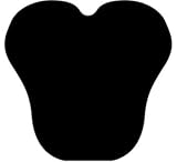 Cashel Shaped Western Swayback Cushion Black
