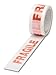 5 Star Printed Tape Fragile Polypropylene 50mmx66m Red on White [Pack 6]