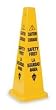 Tough Guy 2LEC7 Safety Cone, Caution Safety First