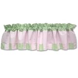 Pink & Sage Patchwork Window Valance