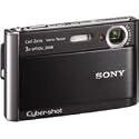 Sony DSC-T70 Digitalkamera (8 Megapixel, 3-fach opt. Zoom, 3" Display, Bildstabilisator) in schwarz