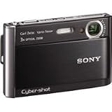 Sony DSC-T70 Digitalkamera (8 Megapixel, 3-fach opt. Zoom, 3" Display, Bildstabilisator) in schwarz - 