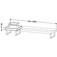 Duravit Happy D. Variable Console 831C-26