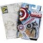 Marvel Universe 2009 SDCC San Diego Comic-Con Exclusive 3 3/4 Action Figure Grayscale Captain America