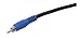 Tools & Hardware : 15' RCA-RCA RG 59 MALE-MALE BLACK CABLE.BLUE BOOT
