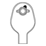 Sur-Fit® Autolock® 12" Drainable Pouch Blue/2.75 inch flange/Opaque