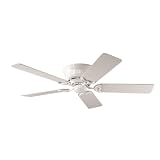 Hunter Low Profile lll 52-Inch Five-White-Blades-Ceiling Fan, White#20803