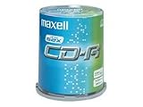Maxell CD-R Rohlinge (52x Speed, 700MB, 80Min, 100er Spindel)