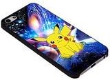 Pikachu Pokemon Space galaxy nebula for Iphone Case (iphone 5c black)