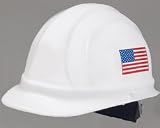 ERB Hard Hat - Omega II 6Pt Ratchet American Flag - Made in USA
