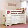 Bolton Furniture Cottage Low Loft Essex Set in White Finish