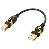 USB 2.0, Cable 7.5in A Male To B Male