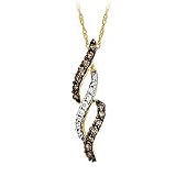 10kt. Yellow Gold, 1/2 ct. tw. Cocoa DiamondTM Fashion Pendant