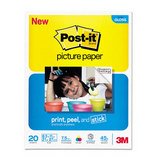 MMMSP851120SG - Post-it Picture Paper, 8-1/2x11, Semi Gloss, White