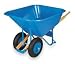 Westward 2MVU8 Wheelbarrow, Cap 10 Cu-Ft, Poly-Resin