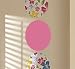 Flirt Pink Circles - 5 Large Wall Decor Accent Stickers Set