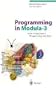 Programming in Modula-3: An Introduction in Programming with Style