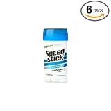 Speed Stick Antiperspirant/Deodorant Solid, Unscented, 3-Ounce Sticks (Pack of 6)