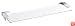 Danze D446135 Sirius 24-Inch Glass Shelf, Chrome