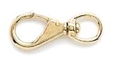 Unified Marine Swivel Eye Snap 3/8 inch Brass