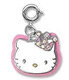 Adorable Licensed © Sanrio Hello Kitty Crowned Princess Charm with Crystals