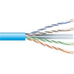 Dayton Audio 1066U Cat 6 CMR Solid Cond 500 MHz Blue 1000 ft.