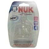 Gerber Silicone Orthodontic Fast Flow Nipples for 6 + Months Babies, Size : 2, 2 ea