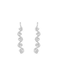 Diamond Journey Earrings 14K White Gold - 2.00 CT Diamonds