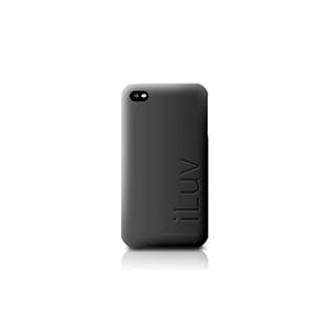 iLuv SPECTRUM Silicone Case for iPhone 4 (Black)