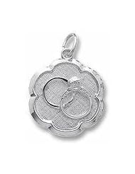 Rembrandt Charms Wedding Rings Disc Charm