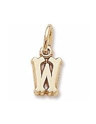 Rembrandt Charms Letter W Charm