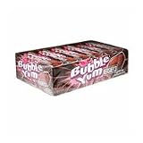 Hersheys Chocolate Flavored Bubble Yum - 5 Sticks / Box, 18 ea