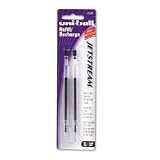 Rollerball Pen Refill, 1.0mm, No Smearing, Medium Point, Black, 2/Pack SAN74396