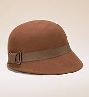 Pure Wool Peak Front Bow Cap