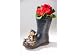 Ailsa Qs2 Blue Welly Boot With Birds