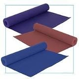 J/Fit 80-8700 Floral Yoga Mat - Lavender (24 x 68 x 1/8 thick)