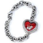 Georgia Bulldog Ladies Heart Watch